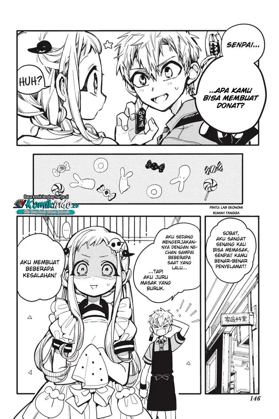 Jibaku Shounen Hanako-kun Chapter 15 Bahasa Indonesia